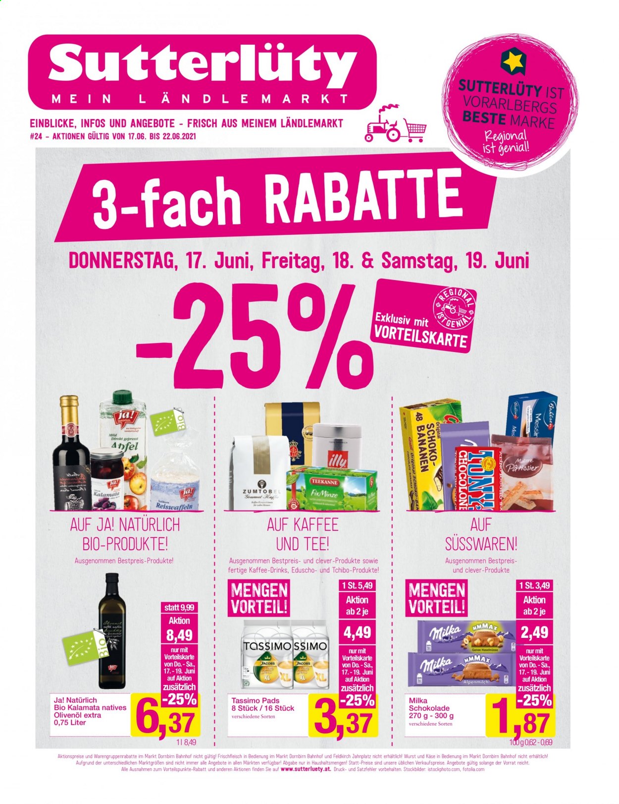 Angebote Sutterlüty - 17.6.2021 - 22.6.2021. Seite 1