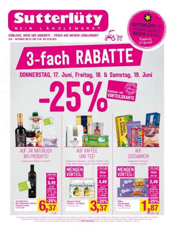Angebote Sutterlüty - 17.6.2021 - 22.6.2021.