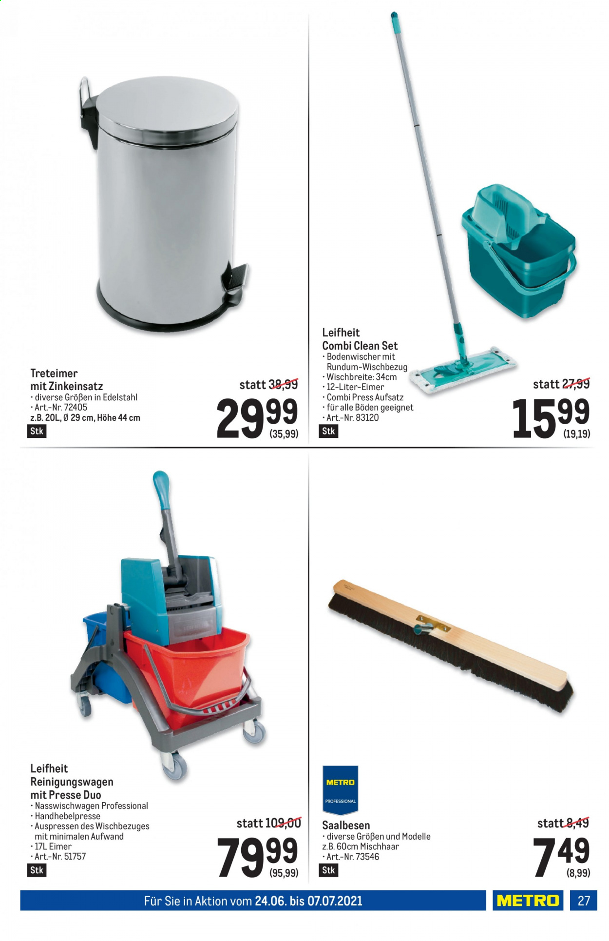 Angebote Metro - 24.6.2021 - 7.7.2021. Seite 27