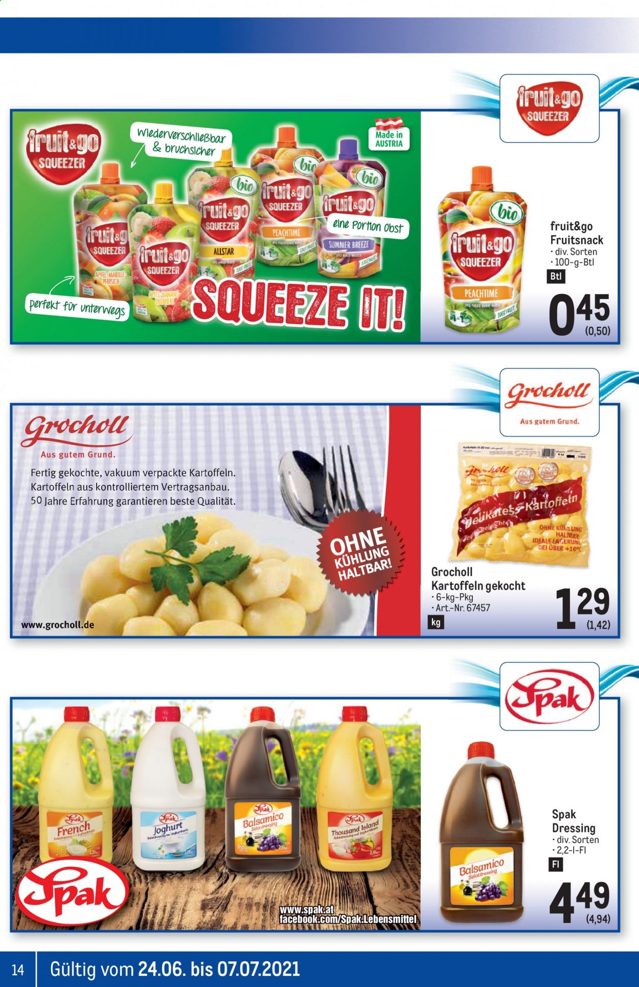 Angebote Metro - 24.6.2021 - 7.7.2021. Seite 14