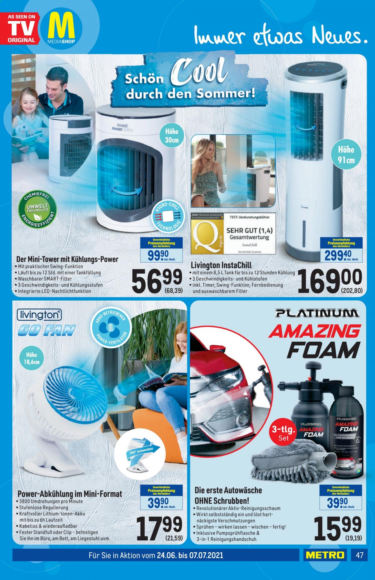 Angebote Metro - 24.6.2021 - 7.7.2021. Seite 47
