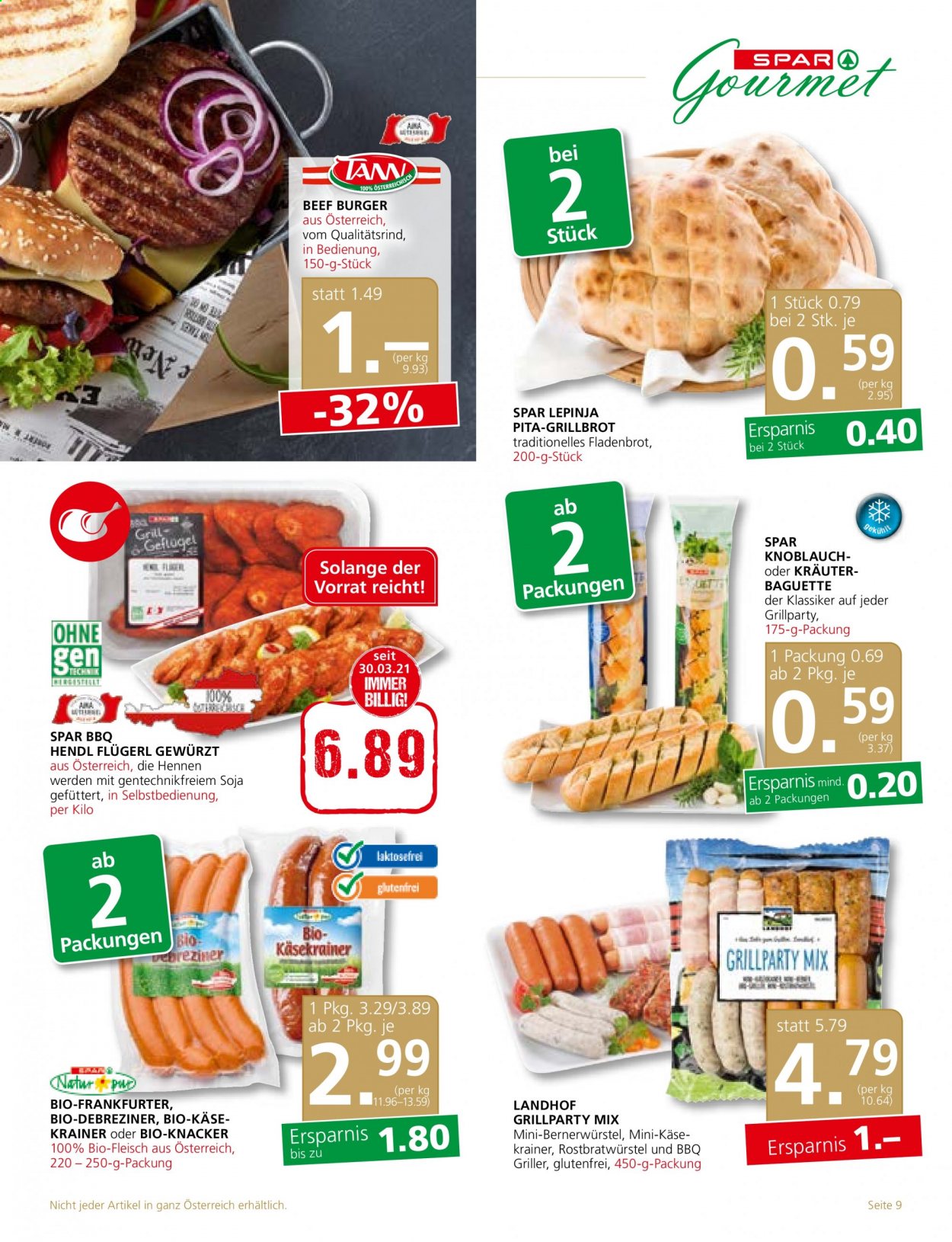 Angebote SPAR - 17.6.2021 - 30.6.2021. Seite 9
