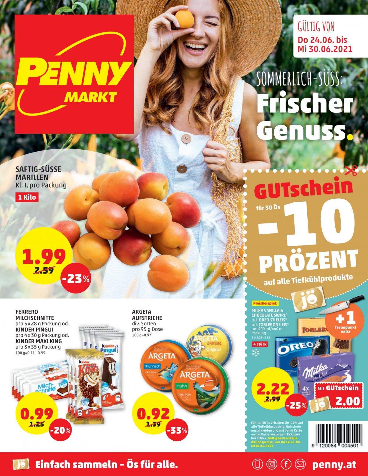 Angebote Penny - 24.6.2021 - 30.6.2021. Seite 1