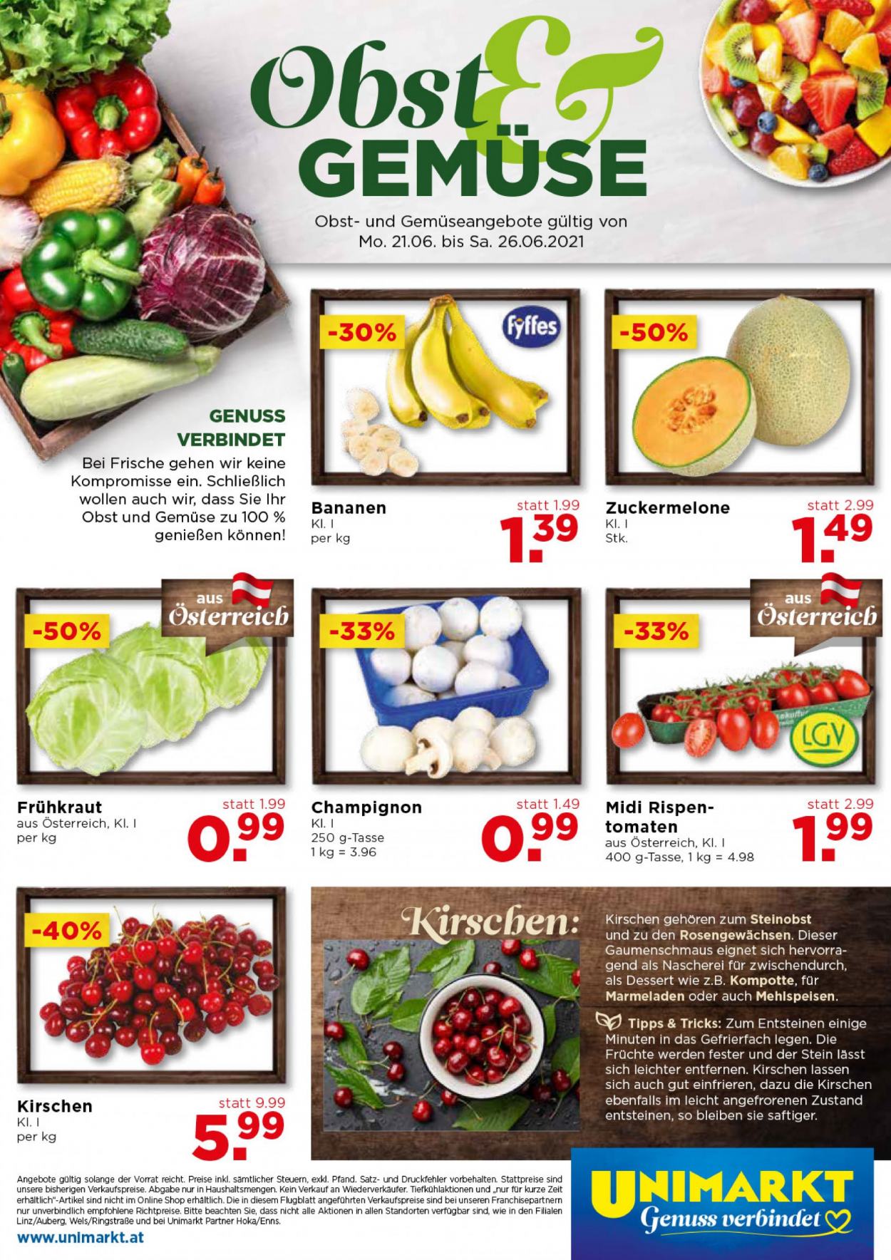 Angebote UNIMARKT - 23.6.2021 - 29.6.2021. Seite 16