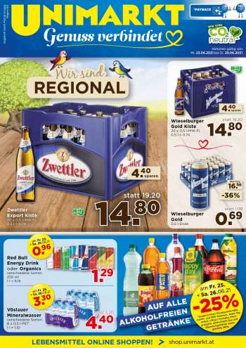 Angebote UNIMARKT - 23.6.2021 - 29.6.2021.
