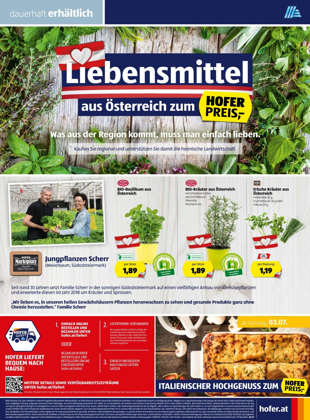 Angebote Hofer - 26.6.2021 - 3.7.2021. Seite 20