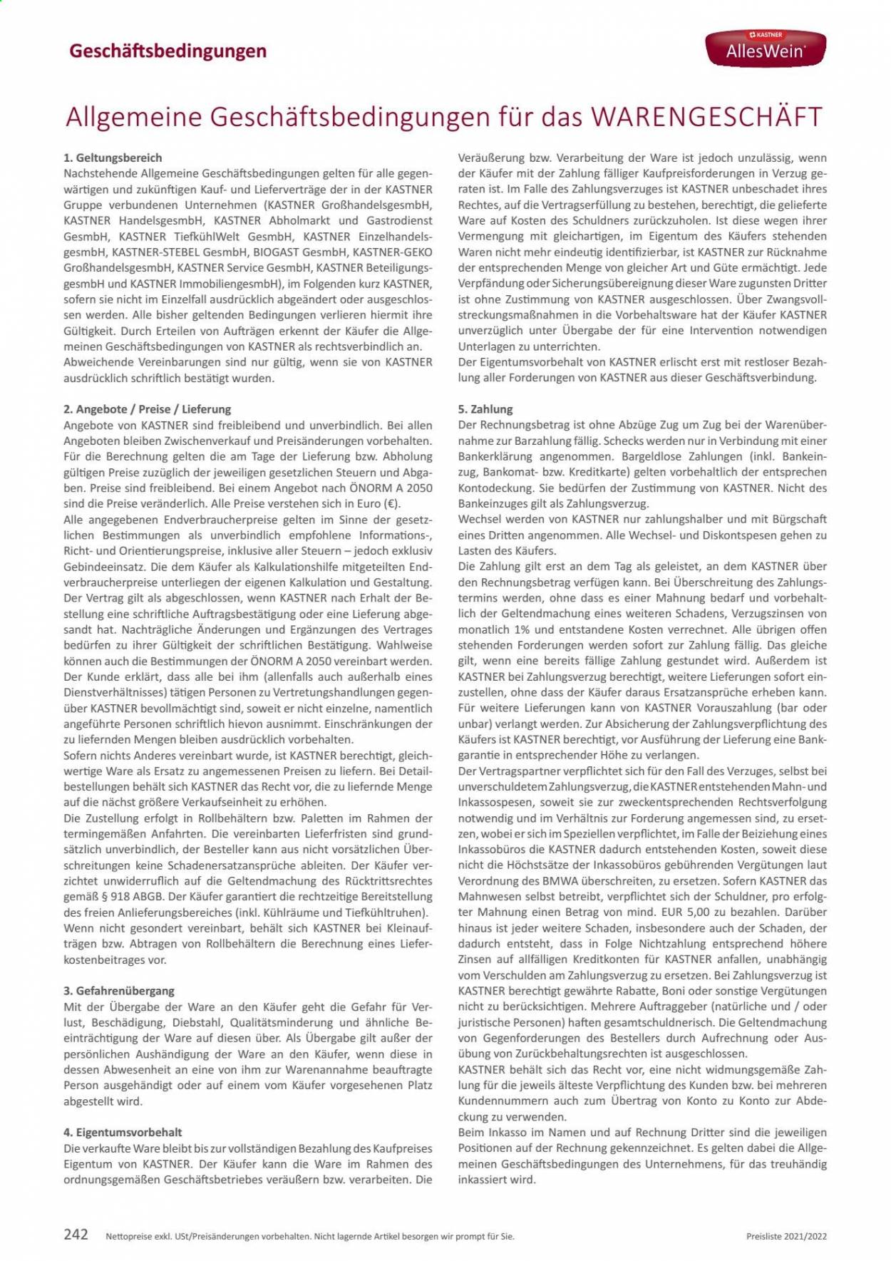 Angebote KASTNER. Seite 244