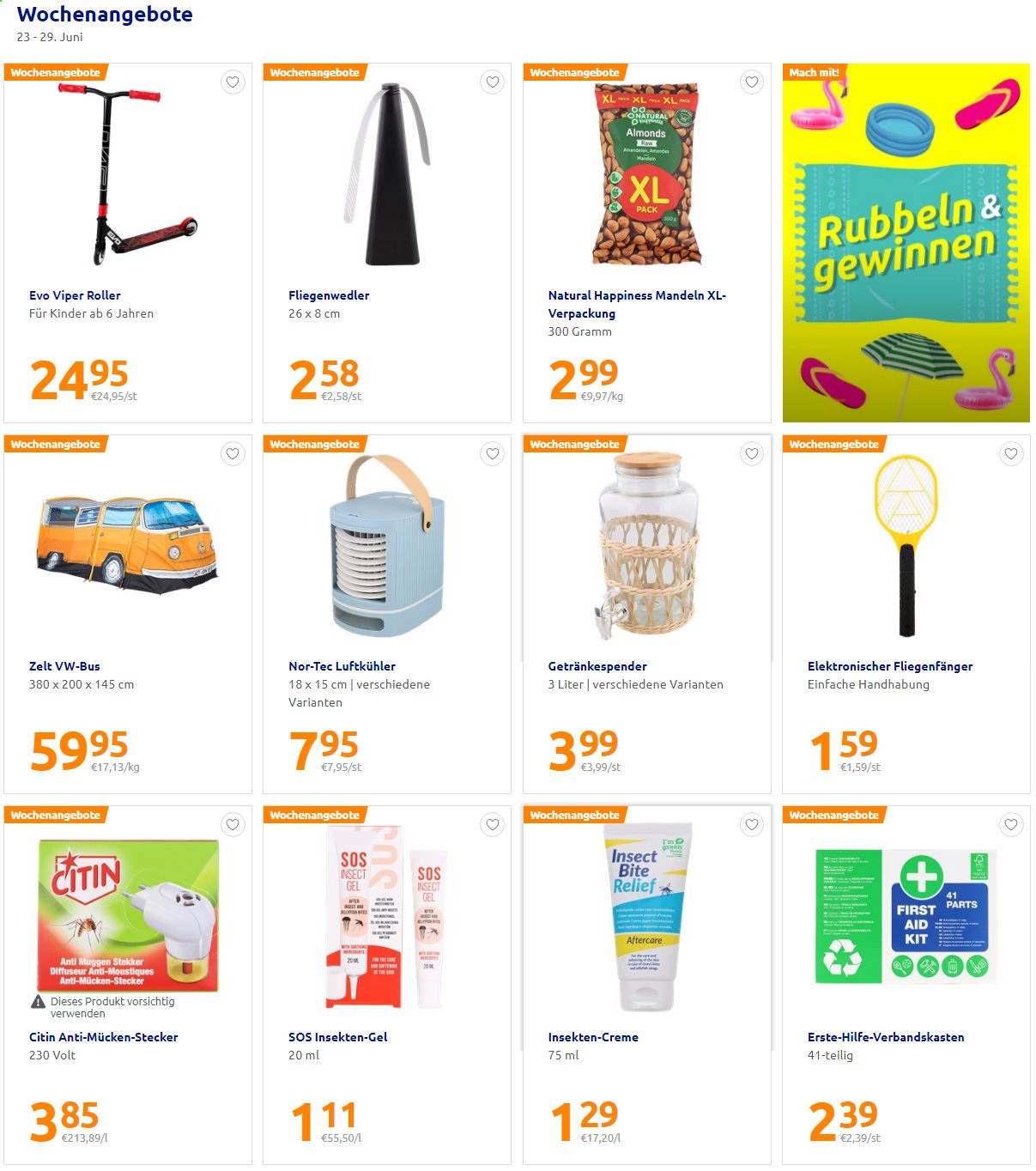 Angebote Action - 23.6.2021 - 29.6.2021. Seite 1