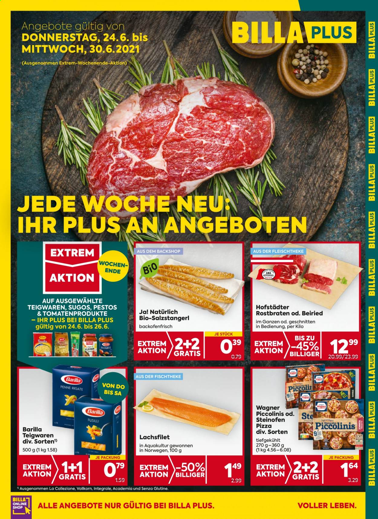 Angebote Billa Plus - 24.6.2021 - 30.6.2021. Seite 1