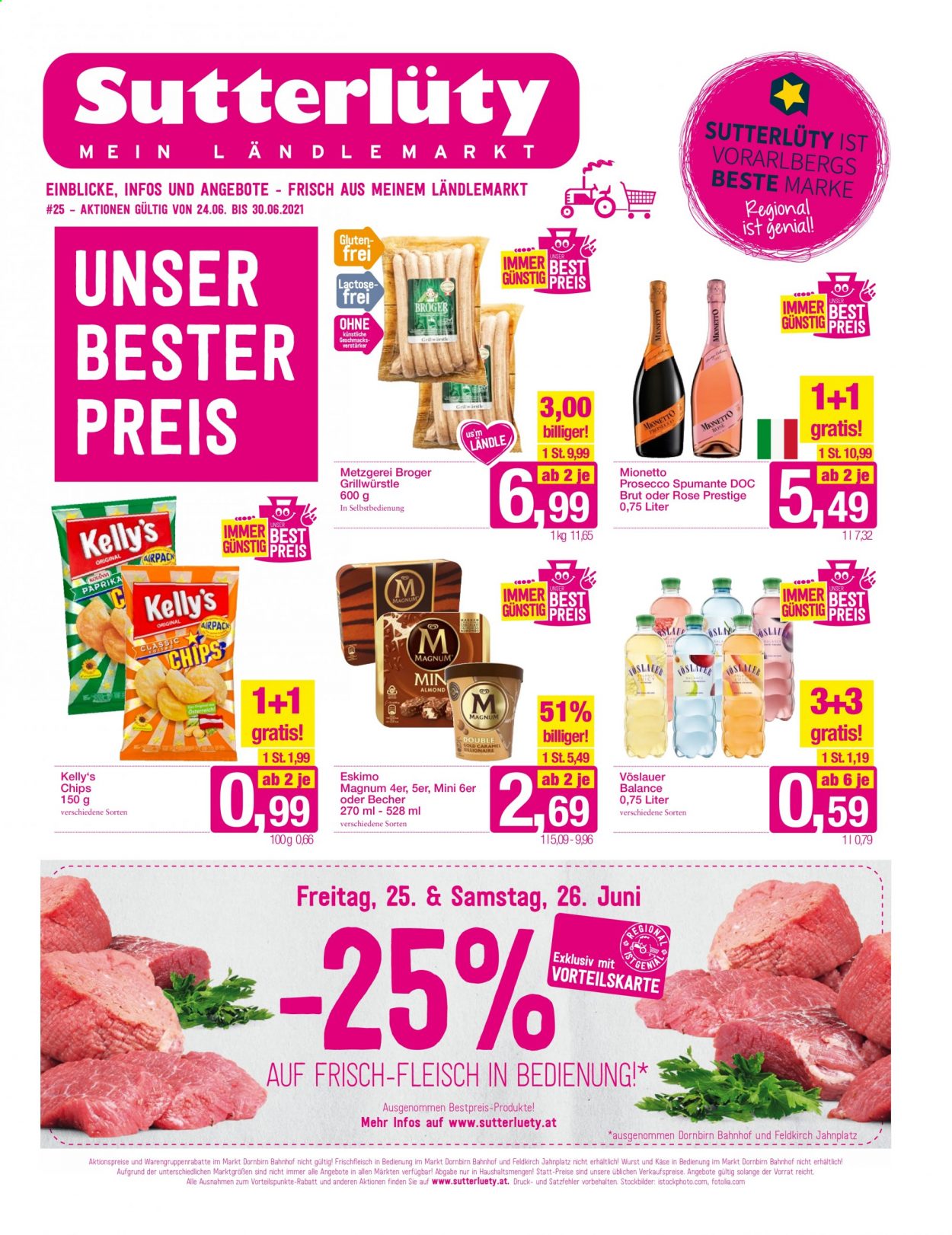 Angebote Sutterlüty - 24.6.2021 - 30.6.2021. Seite 1