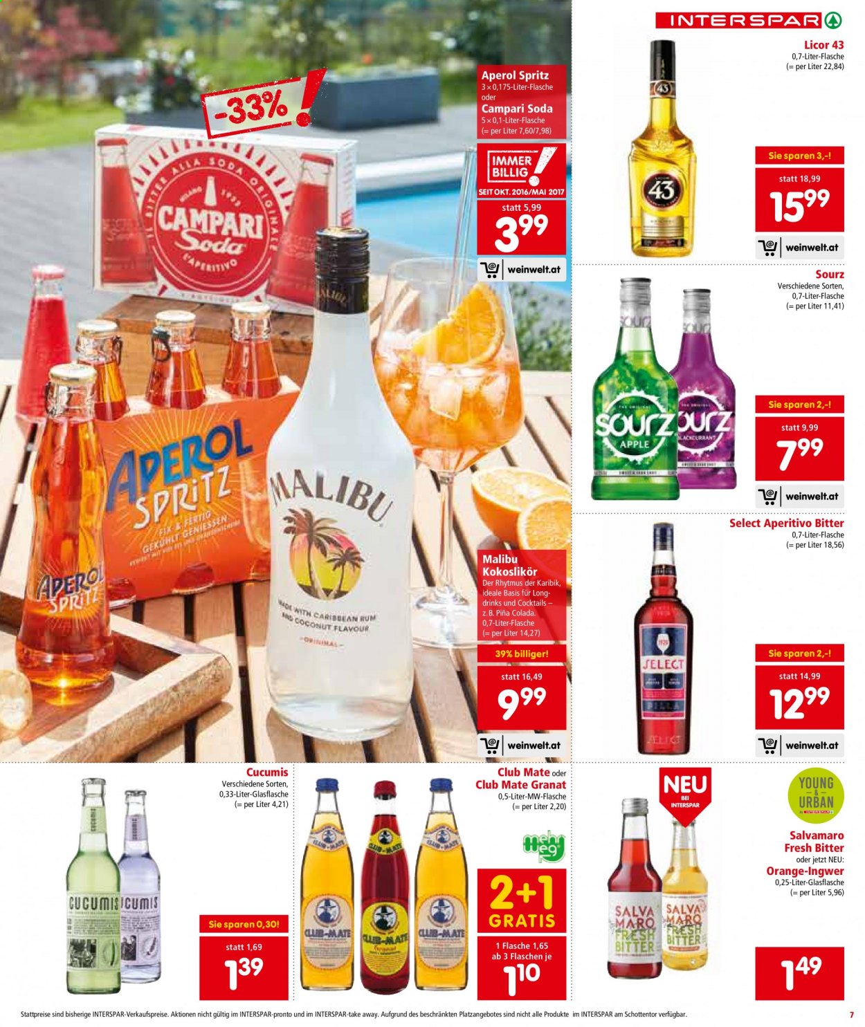 Angebote INTERSPAR - 24.6.2021 - 30.6.2021. Seite 7