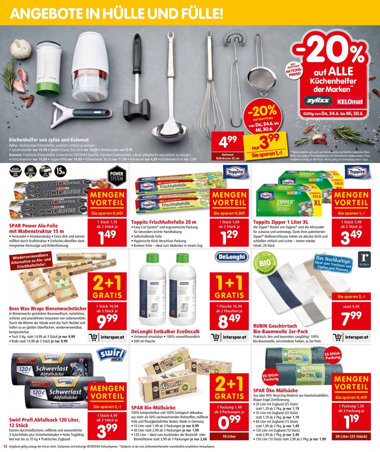 Angebote INTERSPAR - 24.6.2021 - 30.6.2021. Seite 12