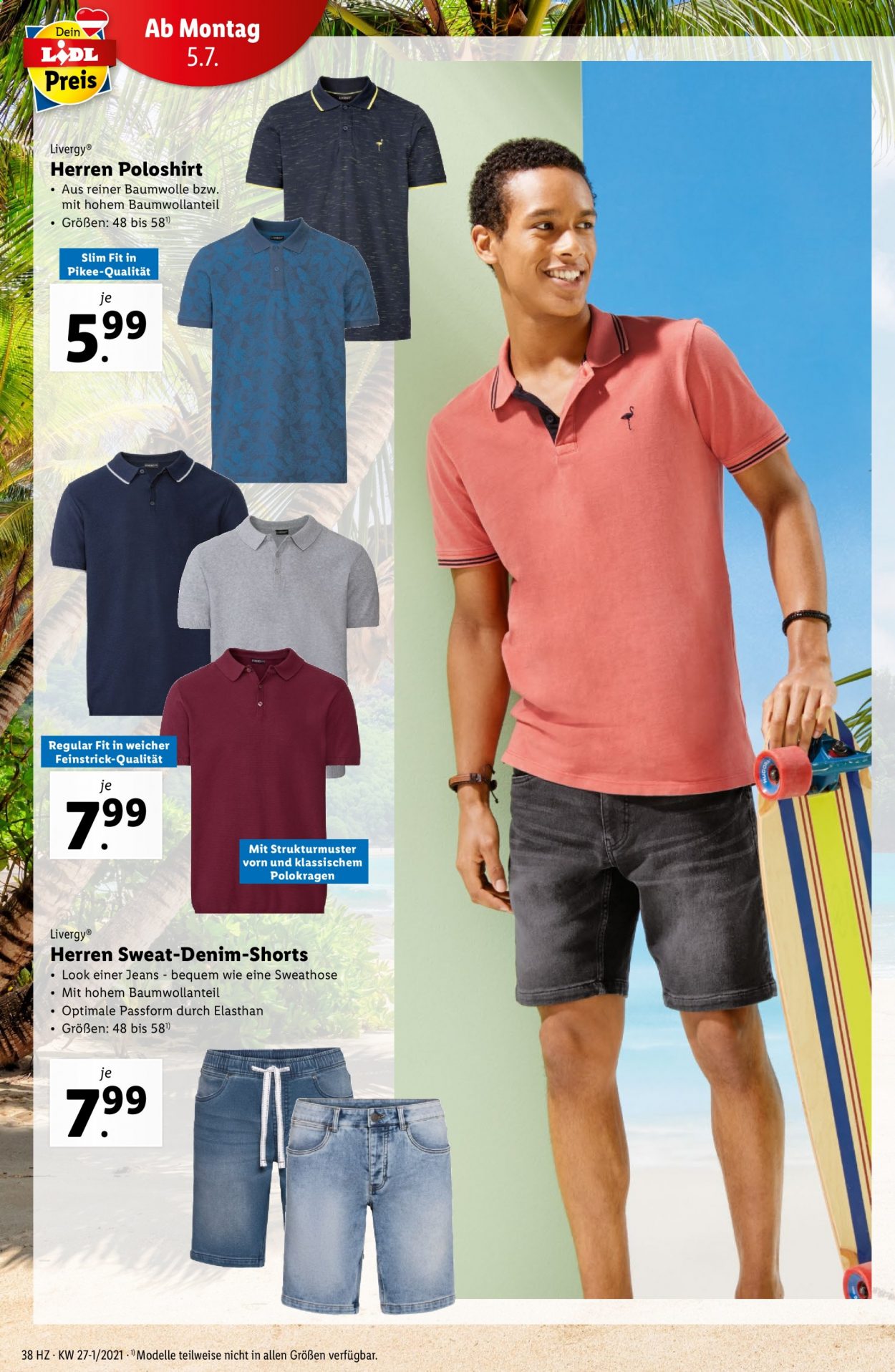 Angebote Lidl - 1.7.2021 - 7.7.2021. Seite 38