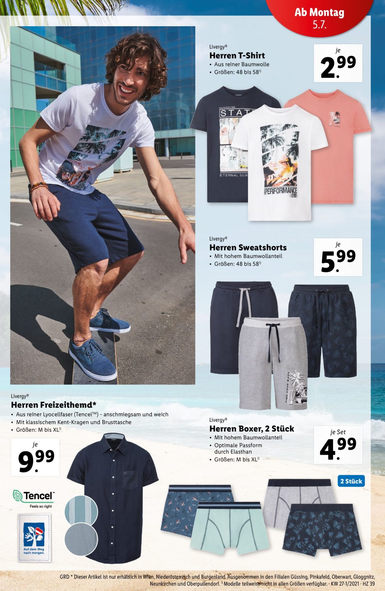Angebote Lidl - 1.7.2021 - 7.7.2021. Seite 39