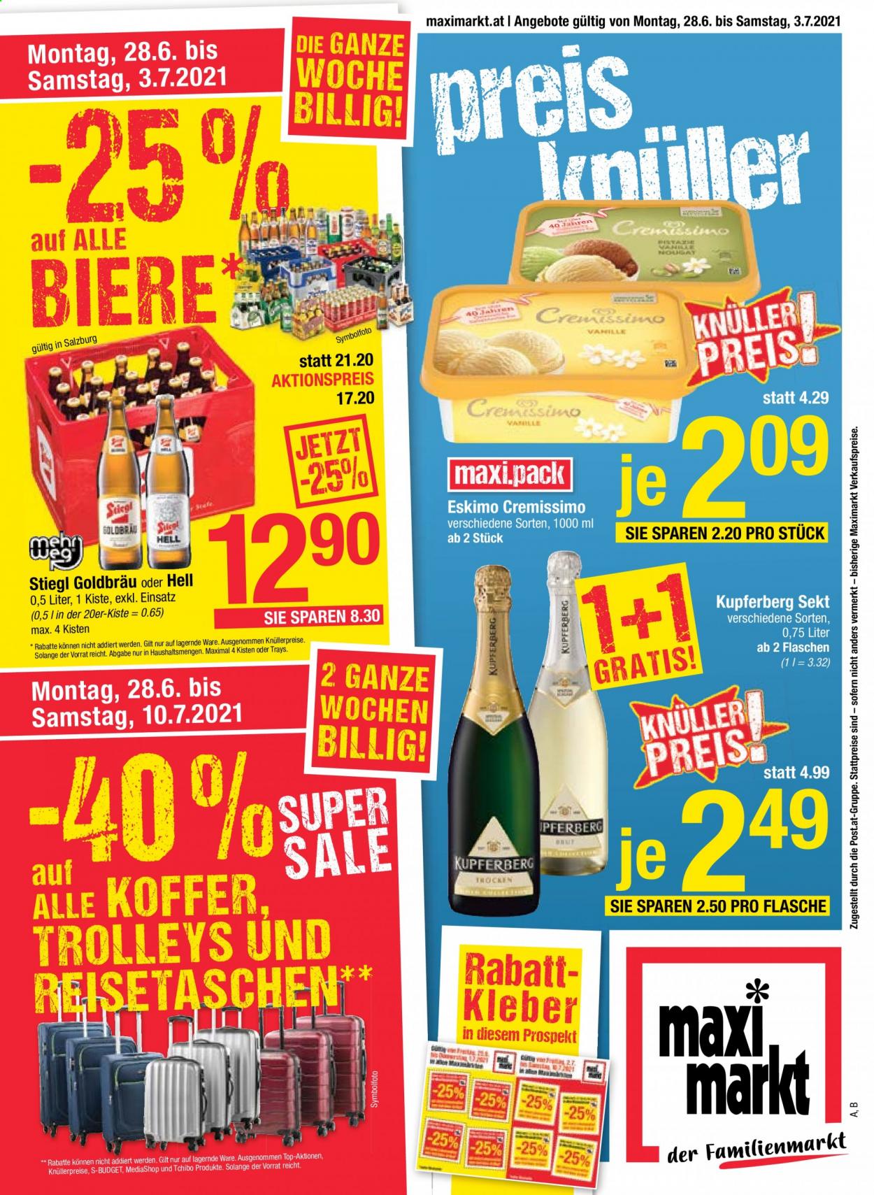 Angebote Maximarkt - 28.6.2021 - 3.7.2021. Seite 1