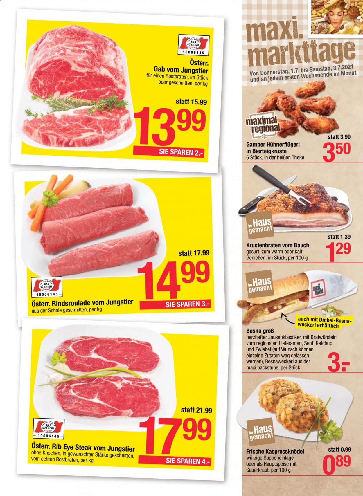 Angebote Maximarkt - 28.6.2021 - 3.7.2021. Seite 7