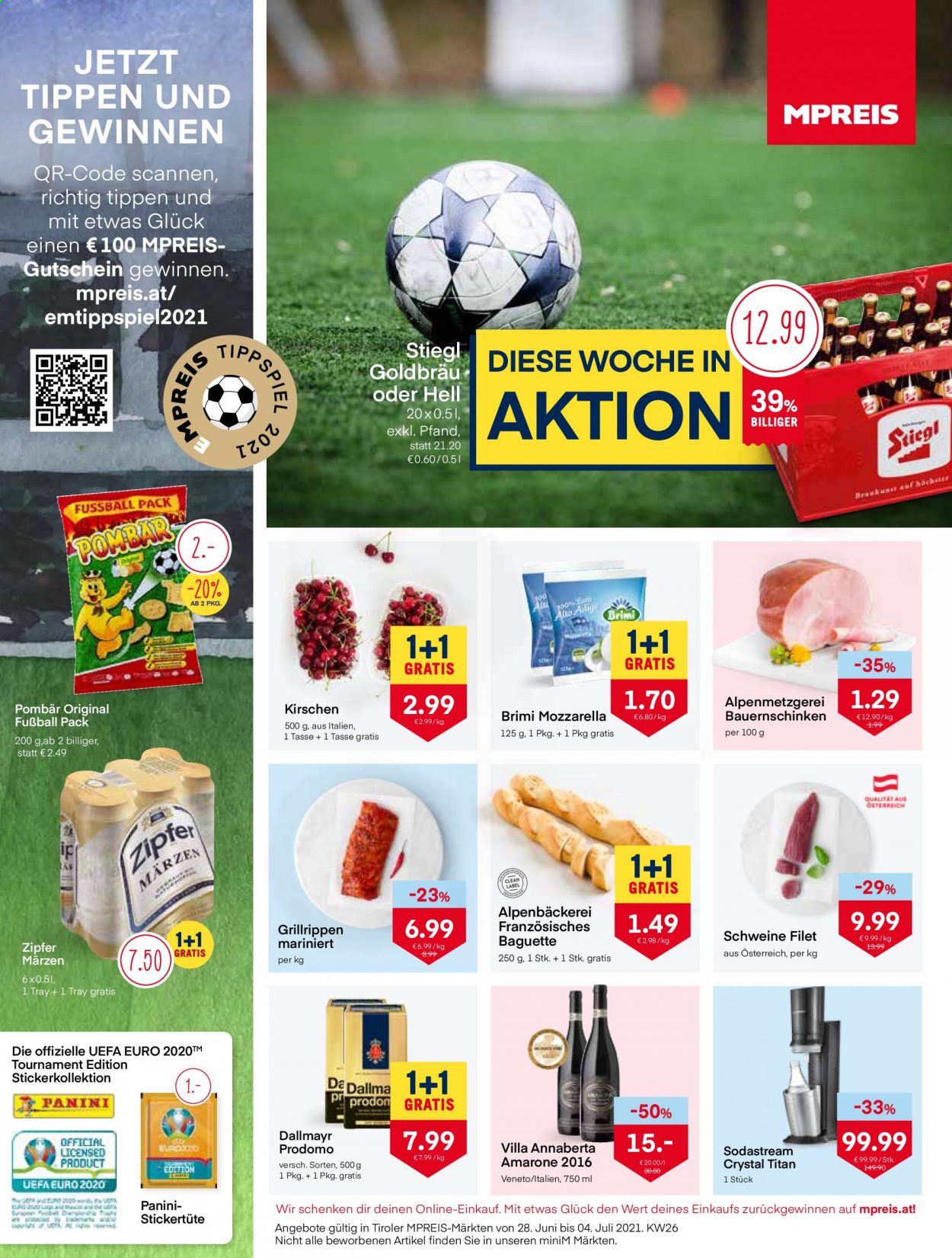 Angebote MPREIS - 28.6.2021 - 4.7.2021. Seite 1