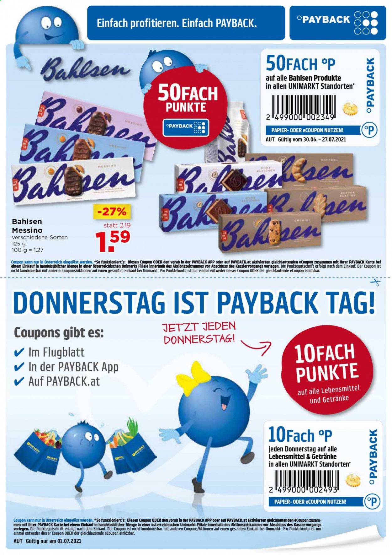 Angebote UNIMARKT - 30.6.2021 - 6.7.2021. Seite 14