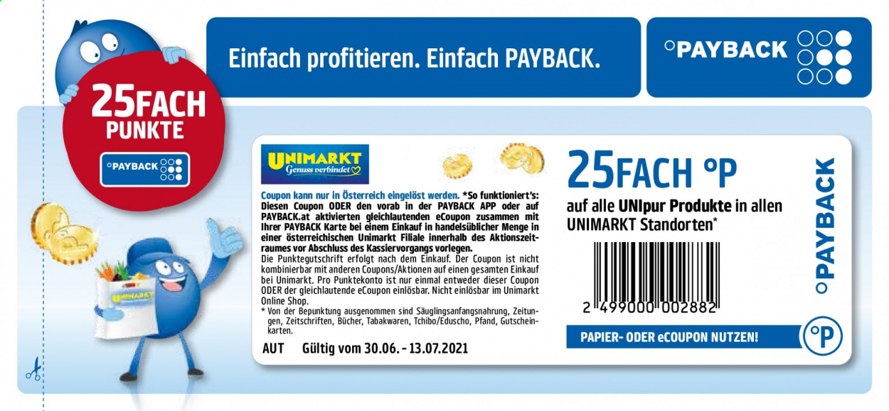 Angebote UNIMARKT - 30.6.2021 - 13.7.2021. Seite 3