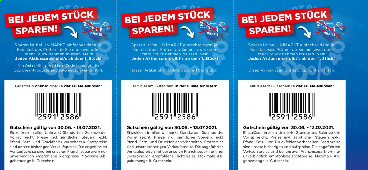 Angebote UNIMARKT - 30.6.2021 - 13.7.2021. Seite 6