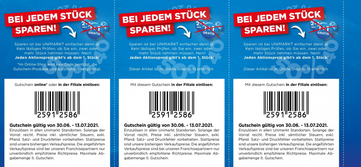 Angebote UNIMARKT - 30.6.2021 - 13.7.2021. Seite 8