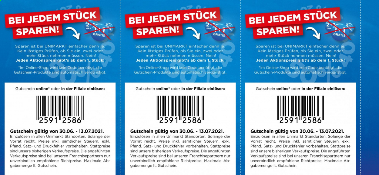 Angebote UNIMARKT - 30.6.2021 - 13.7.2021. Seite 12