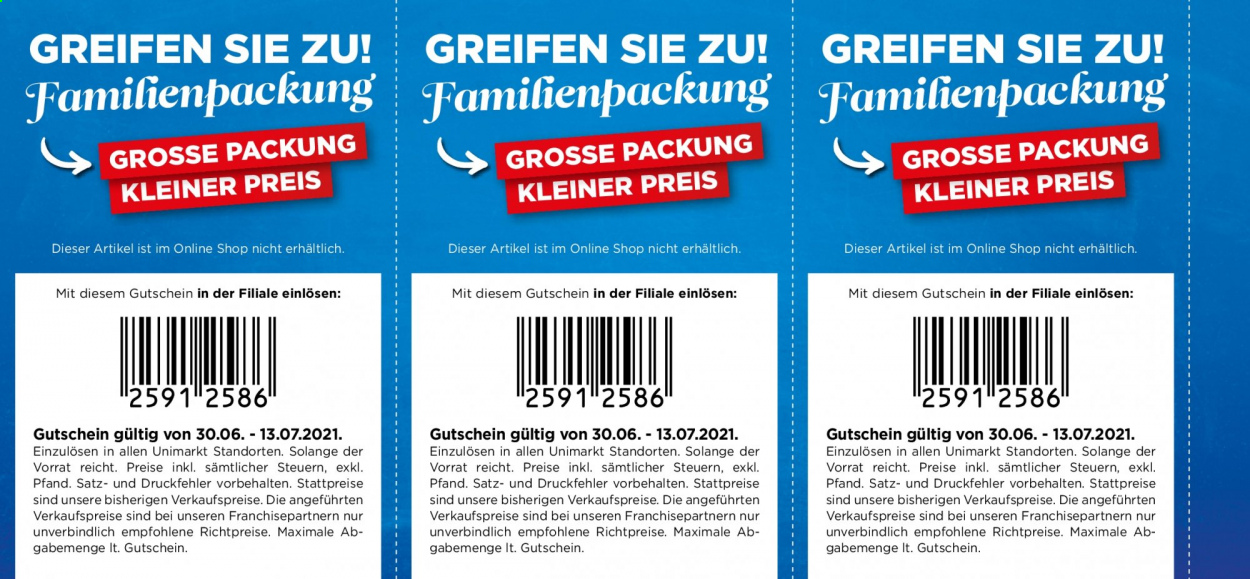 Angebote UNIMARKT - 30.6.2021 - 13.7.2021. Seite 14