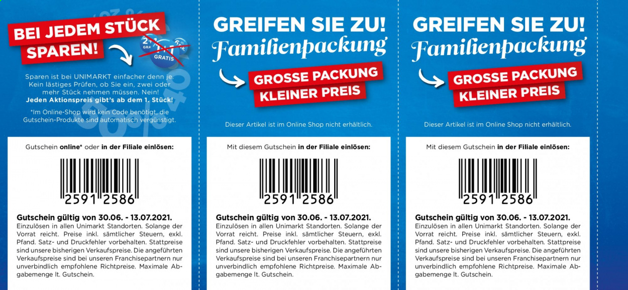 Angebote UNIMARKT - 30.6.2021 - 13.7.2021. Seite 16