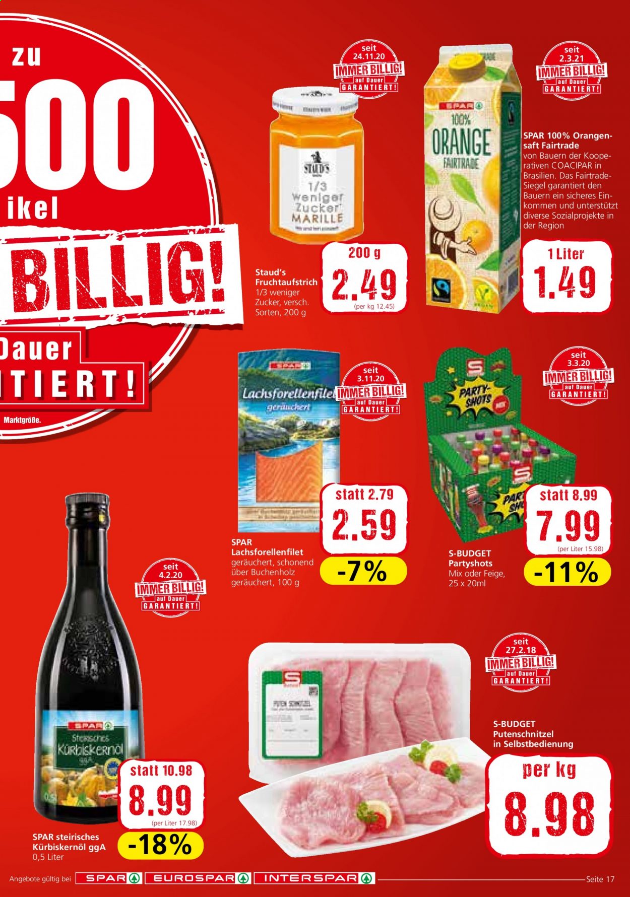 Angebote SPAR - 1.7.2021 - 14.7.2021. Seite 17