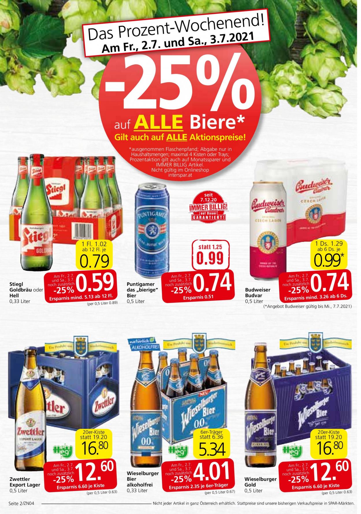 Angebote INTERSPAR - 1.7.2021 - 14.7.2021. Seite 2
