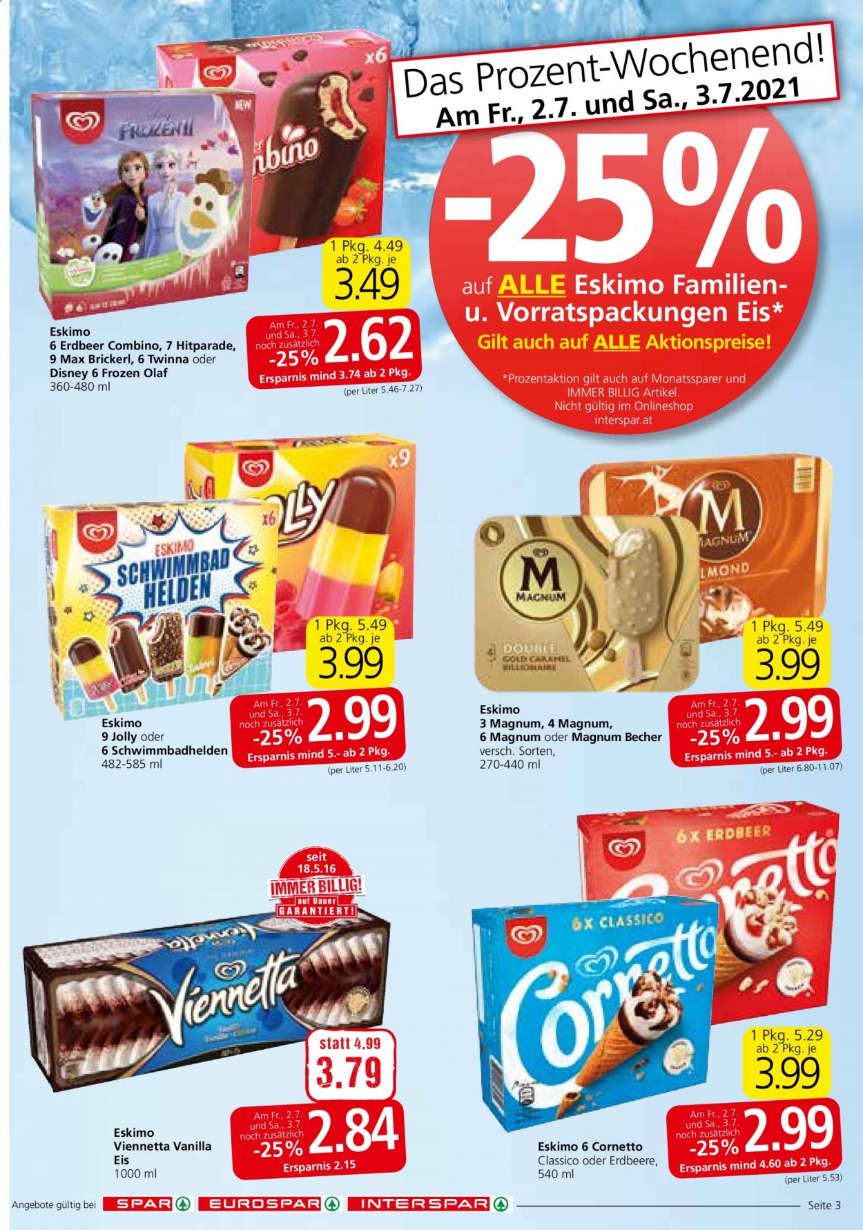 Angebote INTERSPAR - 1.7.2021 - 14.7.2021. Seite 3