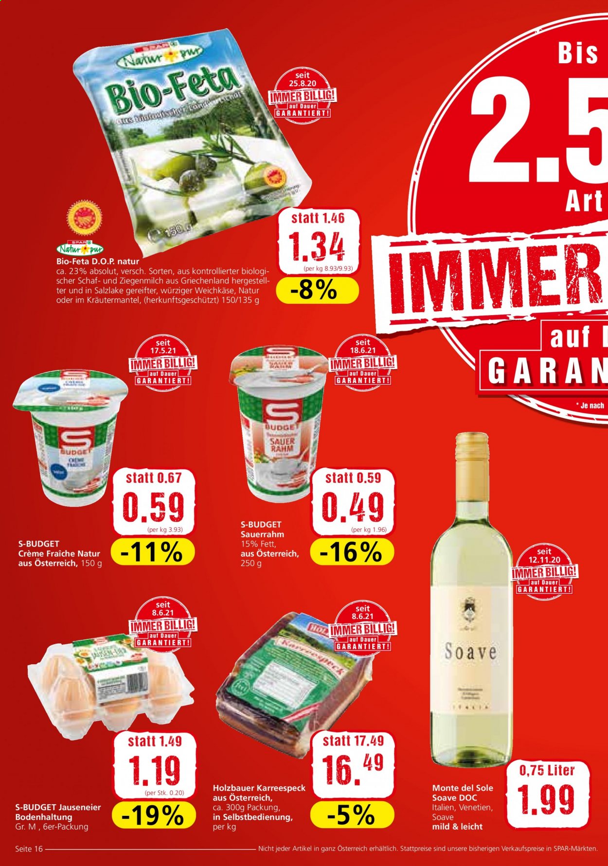 Angebote INTERSPAR - 1.7.2021 - 14.7.2021. Seite 16