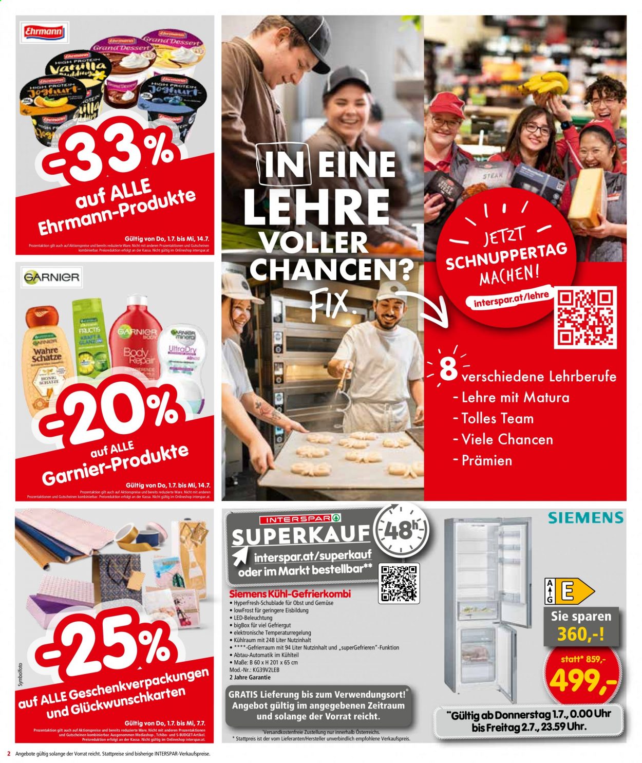 Angebote INTERSPAR - 1.7.2021 - 14.7.2021. Seite 2