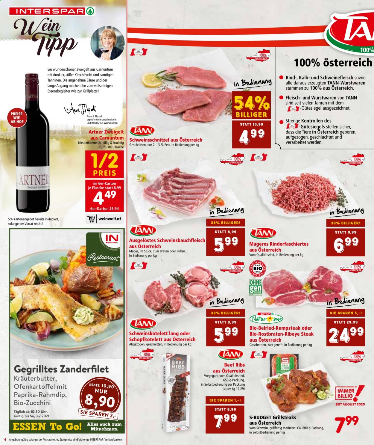 Angebote INTERSPAR - 1.7.2021 - 14.7.2021. Seite 4
