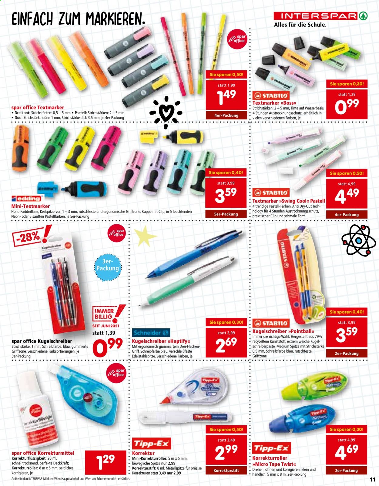 Angebote INTERSPAR - 1.7.2021 - 22.9.2021. Seite 11