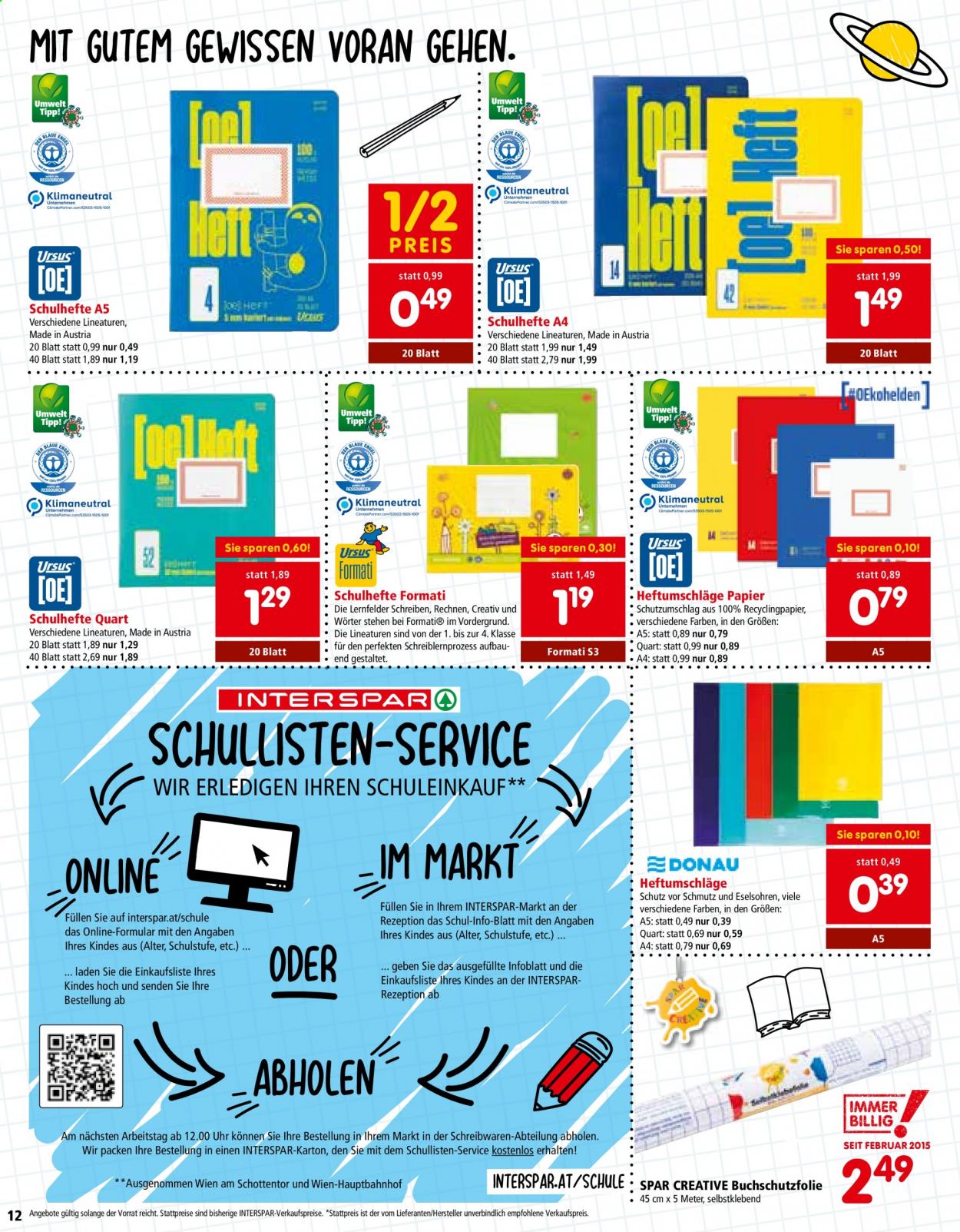 Angebote INTERSPAR - 1.7.2021 - 22.9.2021. Seite 12