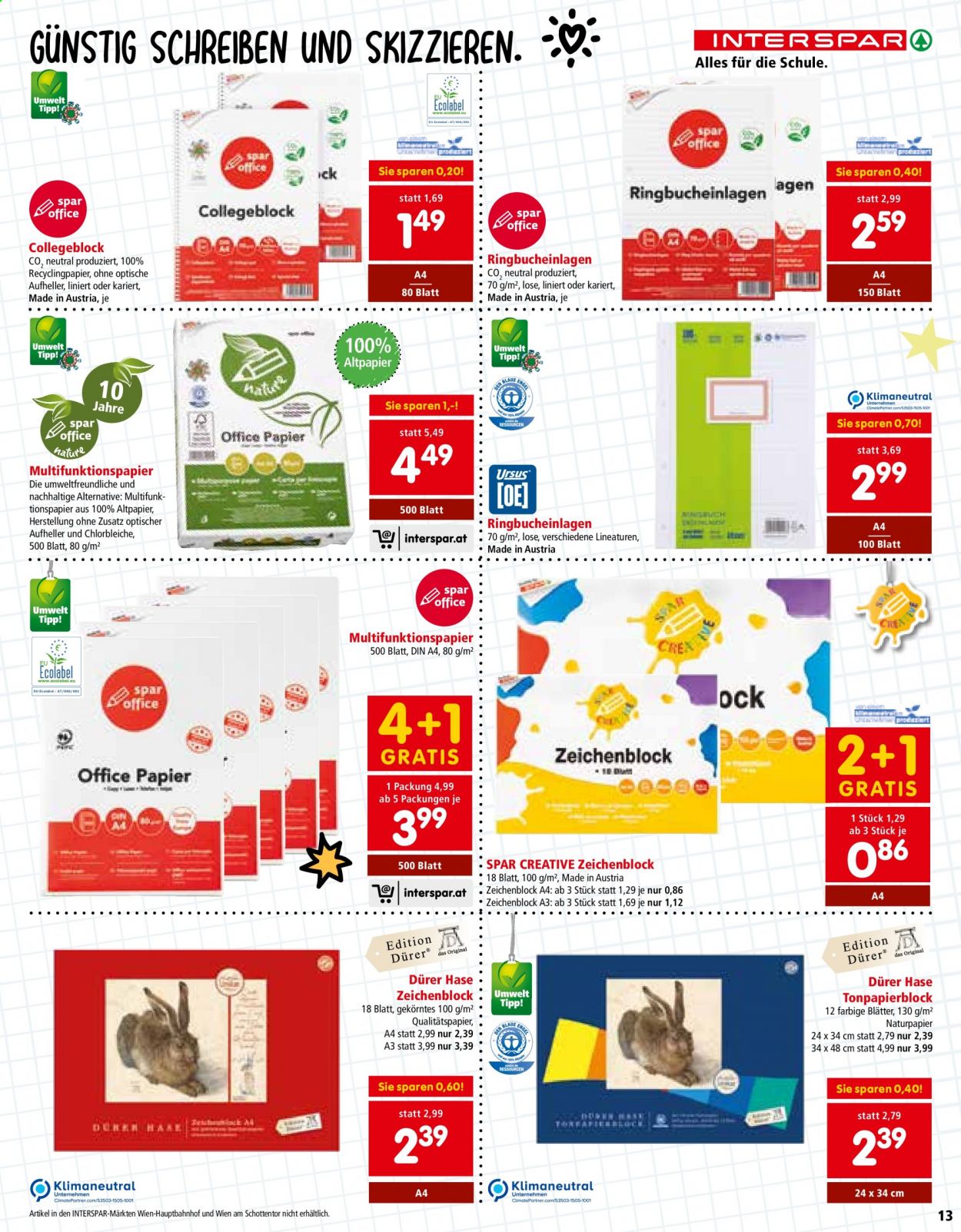 Angebote INTERSPAR - 1.7.2021 - 22.9.2021. Seite 13