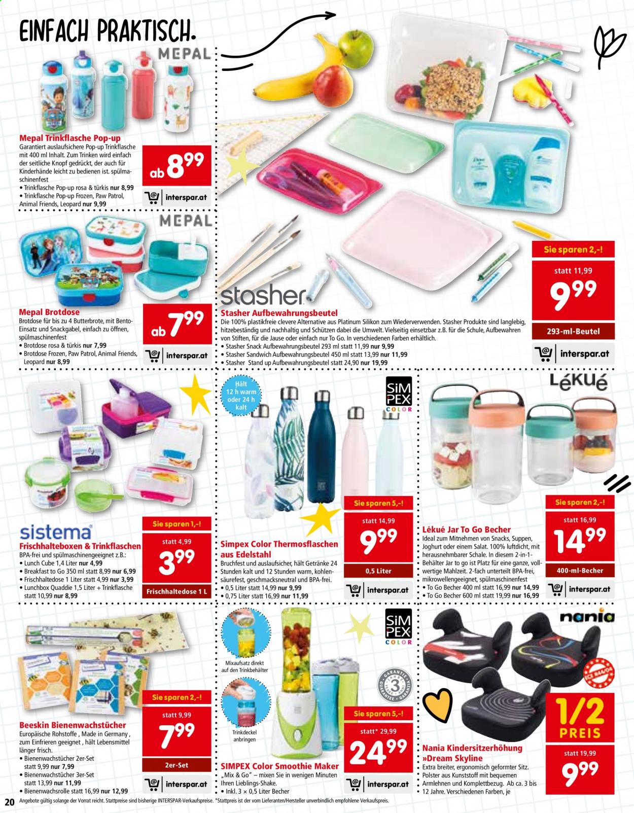 Angebote INTERSPAR - 1.7.2021 - 22.9.2021. Seite 20