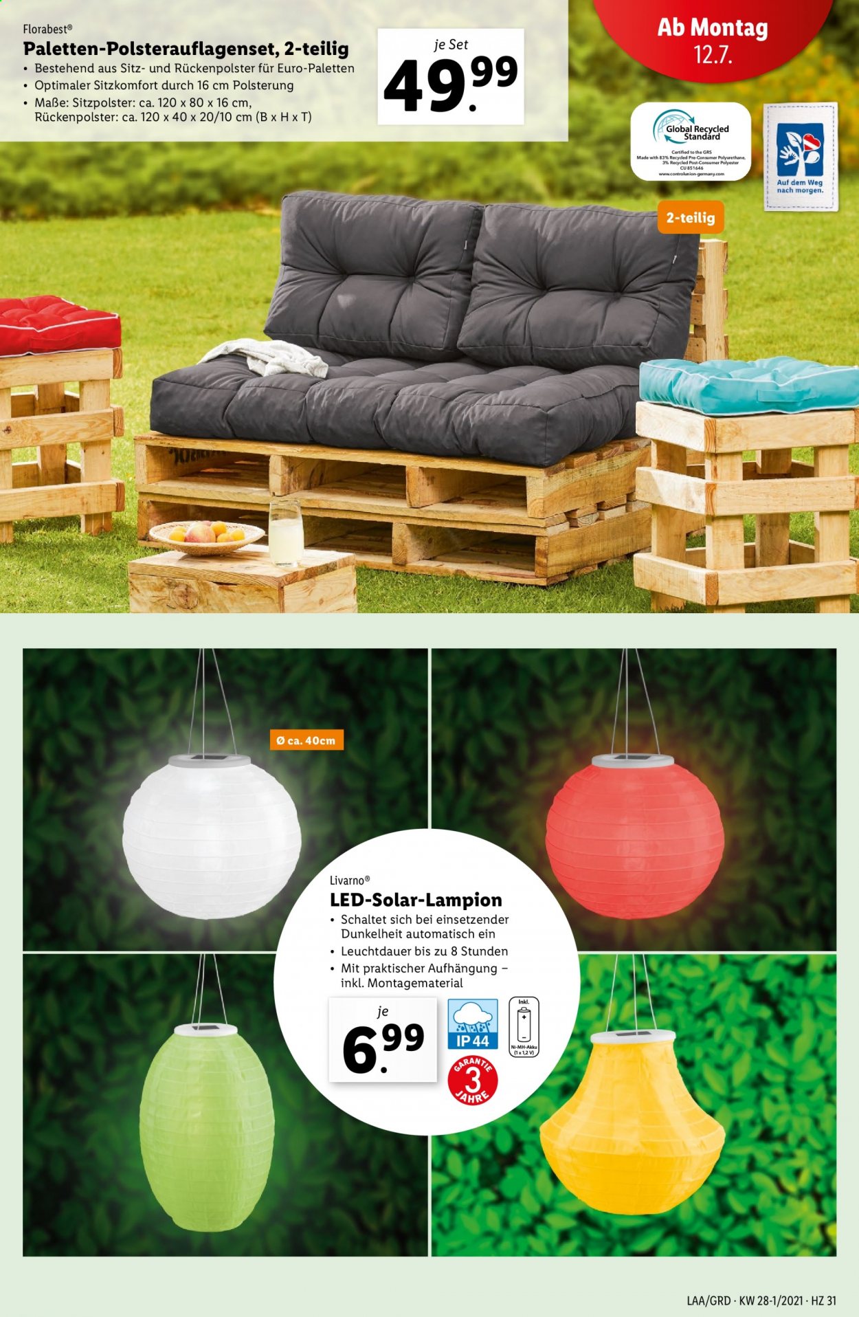 Angebote Lidl - 8.7.2021 - 14.7.2021. Seite 31