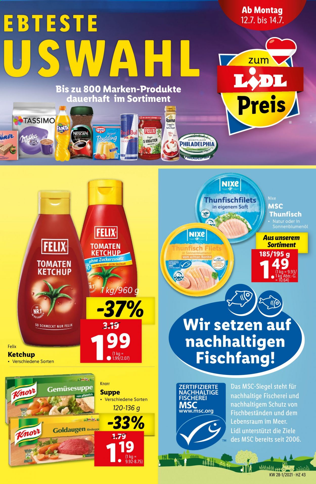 Angebote Lidl - 8.7.2021 - 14.7.2021. Seite 43