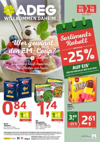 Angebote ADEG - 5.7.2021 - 10.7.2021.
