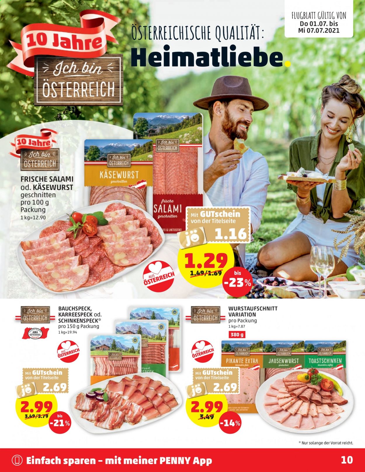 Angebote Penny - 1.7.2021 - 7.7.2021. Seite 10