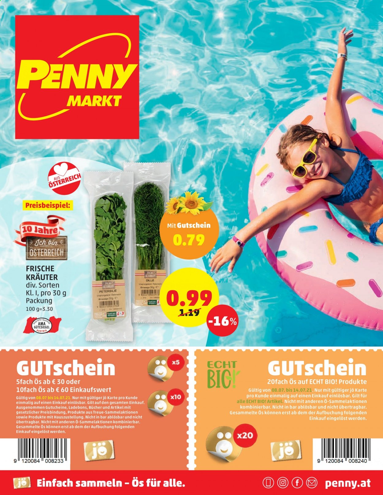Angebote Penny - 8.7.2021 - 14.7.2021. Seite 1