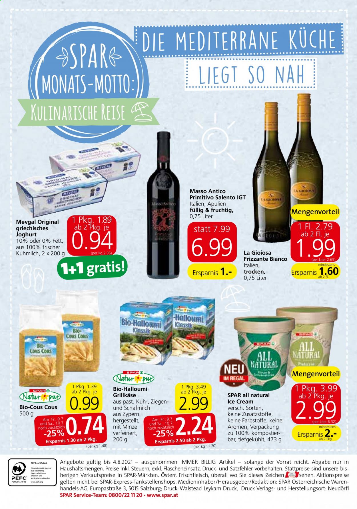 Angebote SPAR - 8.7.2021 - 4.8.2021. Seite 4