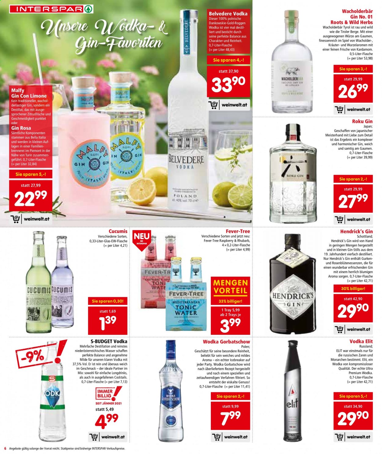 Angebote INTERSPAR - 8.7.2021 - 14.7.2021. Seite 6
