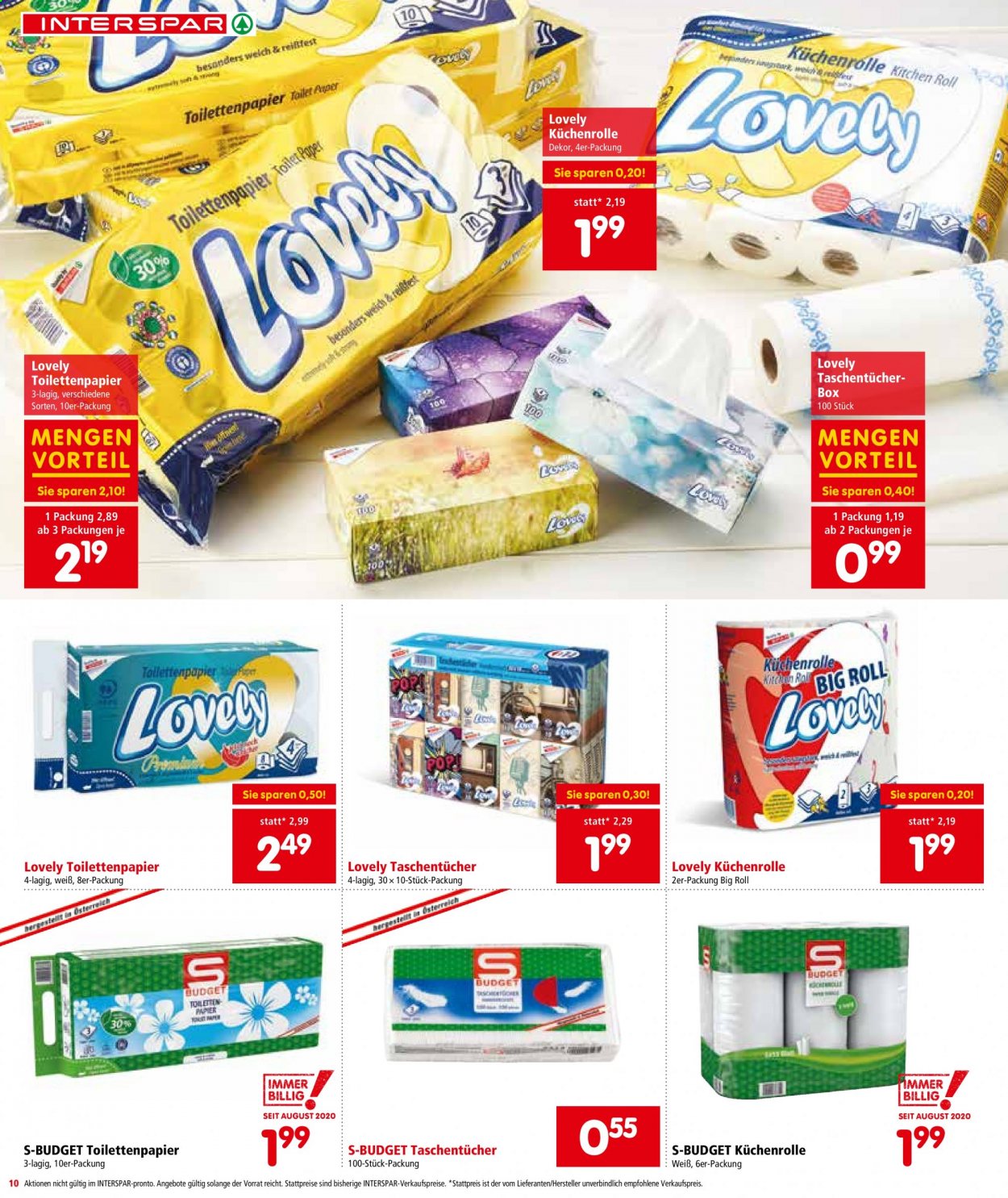 Angebote INTERSPAR - 8.7.2021 - 14.7.2021. Seite 10