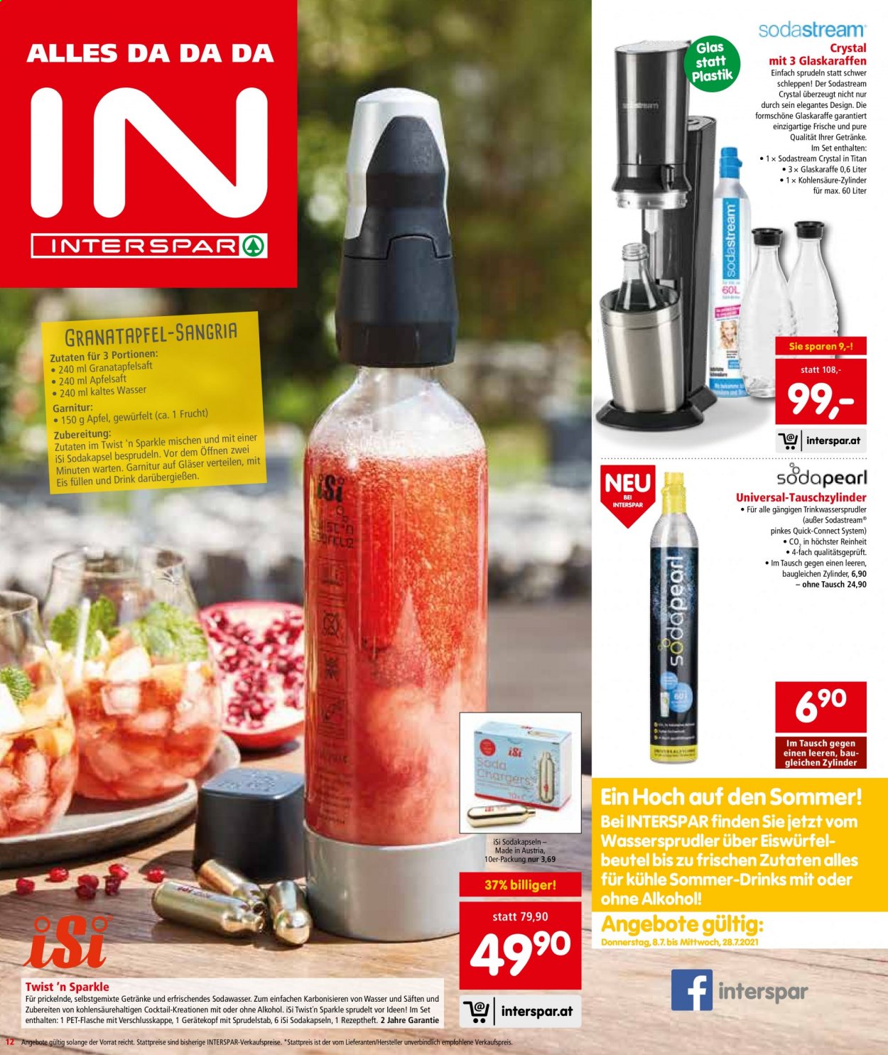 Angebote INTERSPAR - 8.7.2021 - 14.7.2021. Seite 12