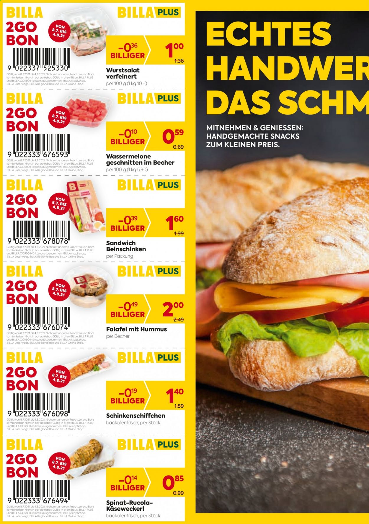 Angebote Billa - 8.7.2021 - 14.7.2021. Seite 12