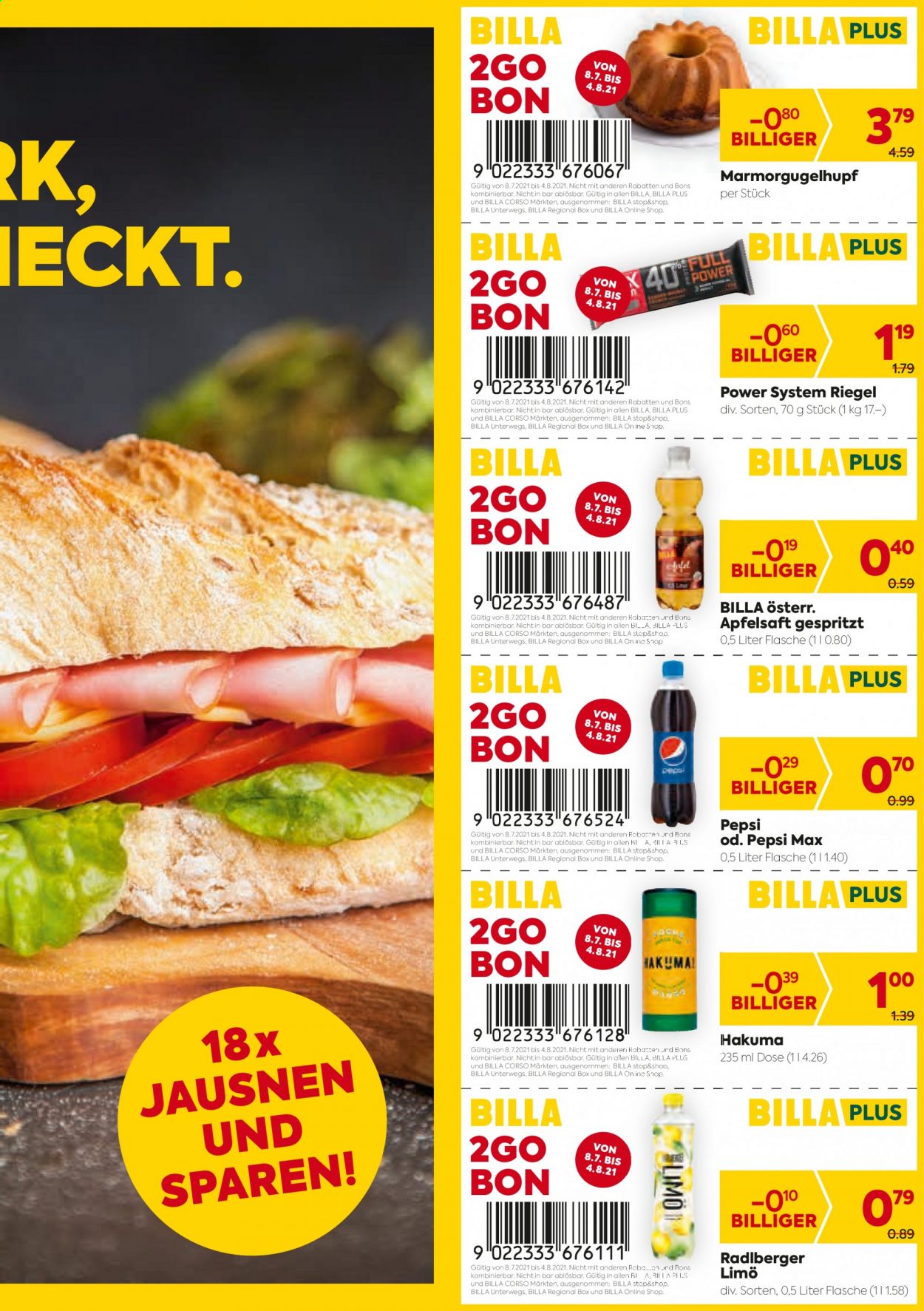 Angebote Billa - 8.7.2021 - 14.7.2021. Seite 13