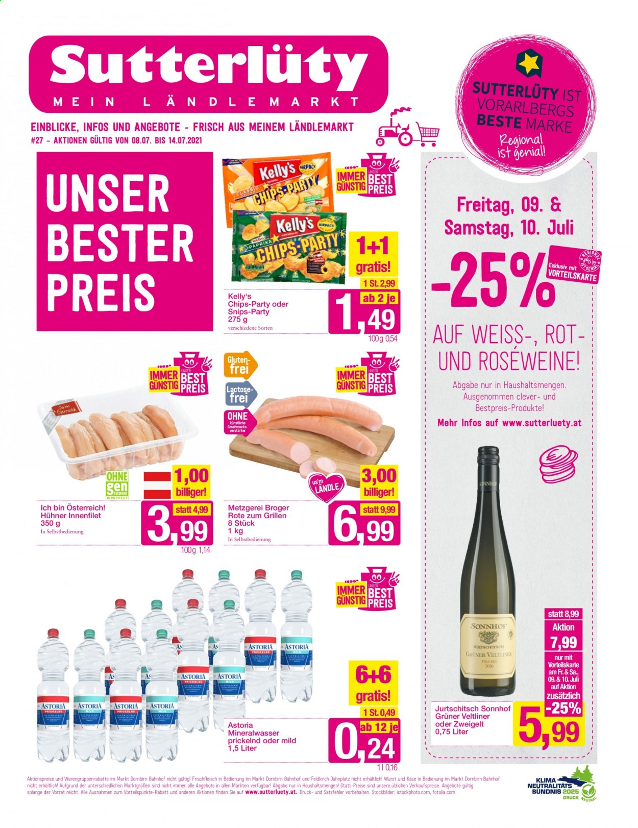 Angebote Sutterlüty - 8.7.2021 - 14.7.2021. Seite 1